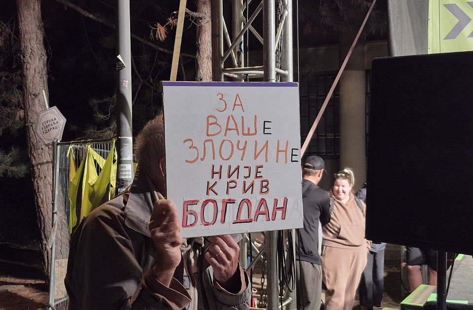 Student iz Novog Sada Bogdan Jovičić prekinuo štrajk glađu
