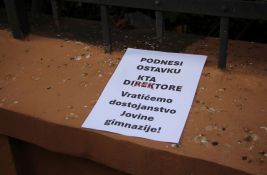 Roditelji učenika Jovine gimnazije danas organizuju skup ispred Mašinske zbog otpuštenih profesora