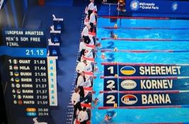 Andrej Barna osvojio srebrnu medalju na Evropskom prvenstvu na 50 slobodno 