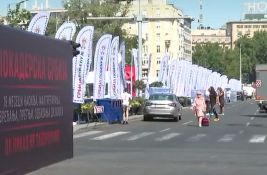 Pripreme za skup SNS: Ograde, šatori, kontejner 