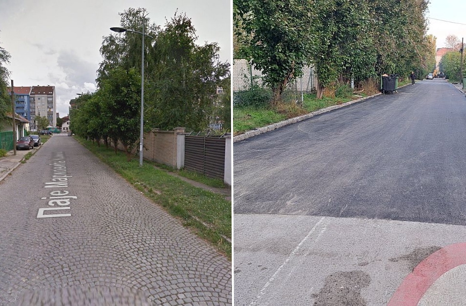 FOTO Još jedna novosadska ulica ostala bez kaldrme: Nadležni kažu gde završava skinuta kamena kocka
