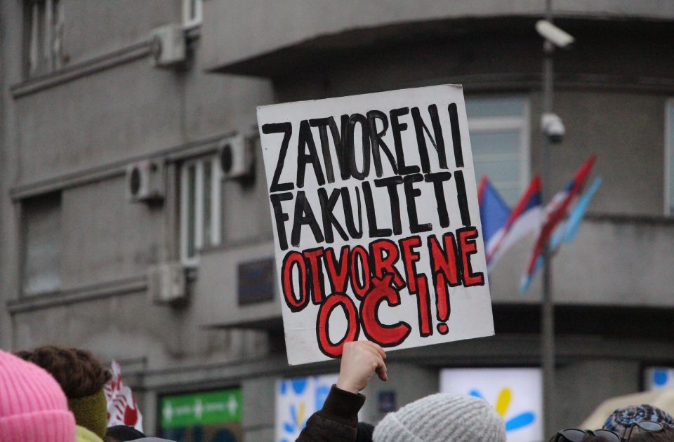 Studentkinje u blokadi: Nema sumnje da bi studenti pobedili na izborima