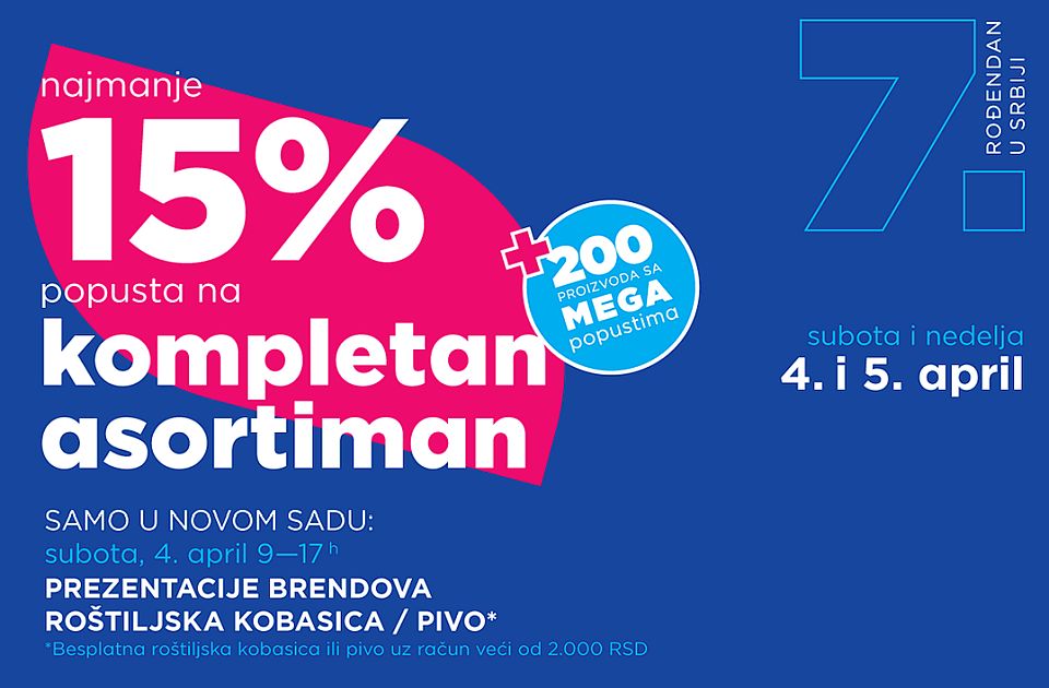 Okov obeležava sedam godina u Srbiji: Popust na sve i poseban događaj u Novom Sadu