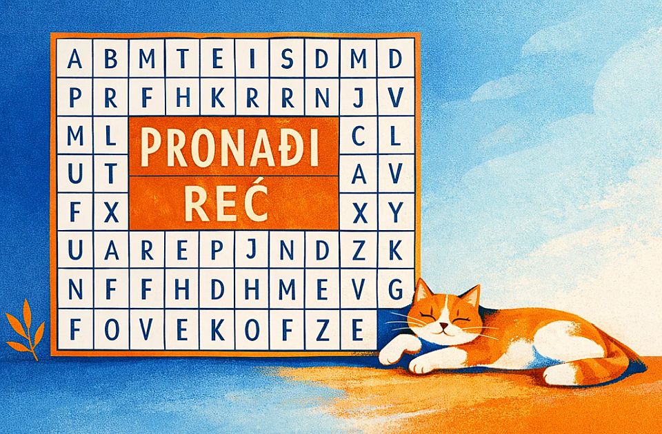 PRONAĐI REČ: Na pet etaža