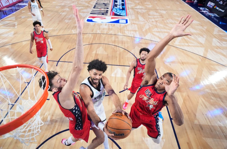 VIDEO: Jokić samo pet minuta na terenu i bez pogodaka na Ol-star turniru, tim SAD Zvezde pobednik