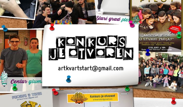 U toku prijave na umetničke kurseve "Art Kvart - Start"