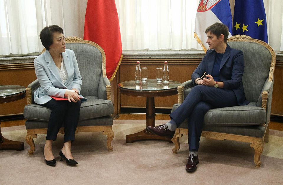 Brnabić: Srbija smatra da je Tajvan deo Kine 