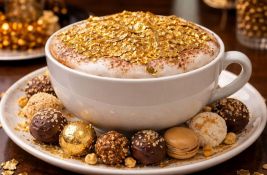 VIDEO: Najveći kapućino sa jestivim zlatom poslužen u rastoranu u Sarajevu