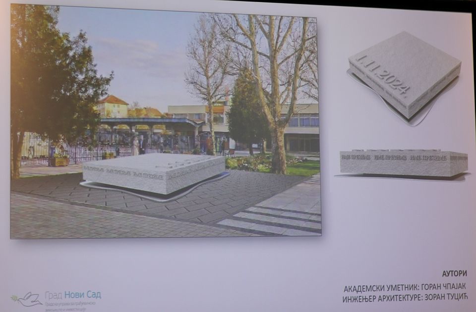 FOTO: Ovako će izgledati spomenik stradalima na Železničkoj stanici