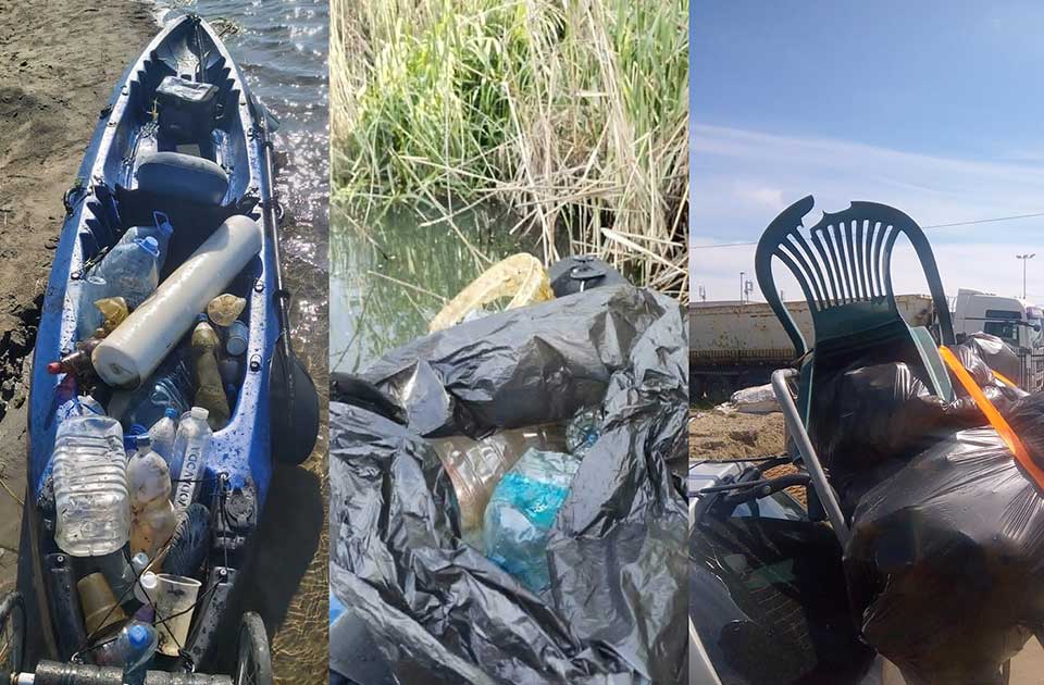 Heroj sa Begeja: Zrenjaninac kanuom sakuplja otpad iz Begeja i pomaže napuštenim životinjama