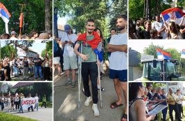 Građani iz cele Vojvodine na skupu u Bačkom Gradištu