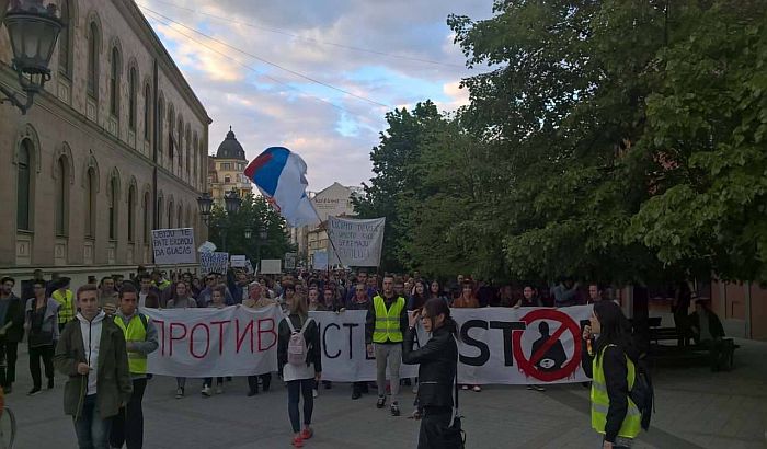 Protestna šetnja br. 11 u Novom Sadu