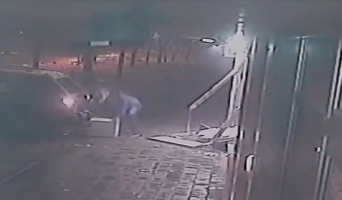 VIDEO: Kolima obili zid menjačnice i ukrali sef sa dva miliona dinara