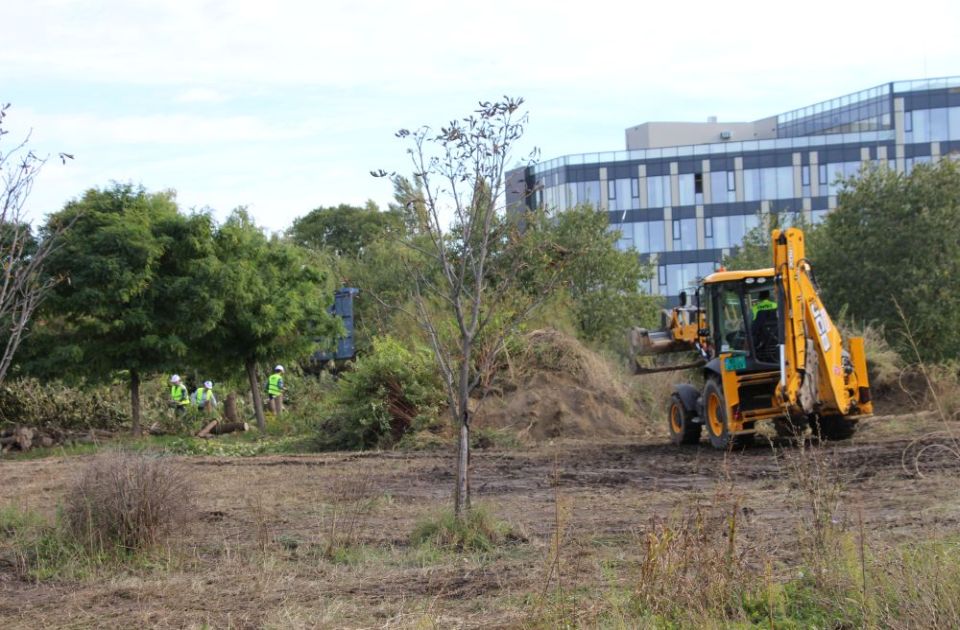 FOTO Počela izgradnja "Parka kod Spensa": Mogao bi da se zove i "Olimpijski park"