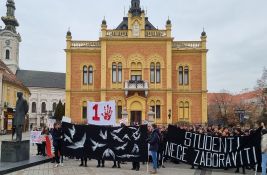 FOTO, VIDEO Studenti Akademije umetnosti i golubice: 