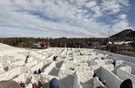 VIDEO: Najveći snežni lavirint sastoji se od 60.000 blokova snega 