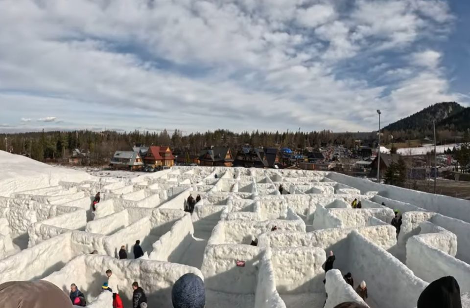 VIDEO: Najveći snežni lavirint sastoji se od 60.000 blokova snega 