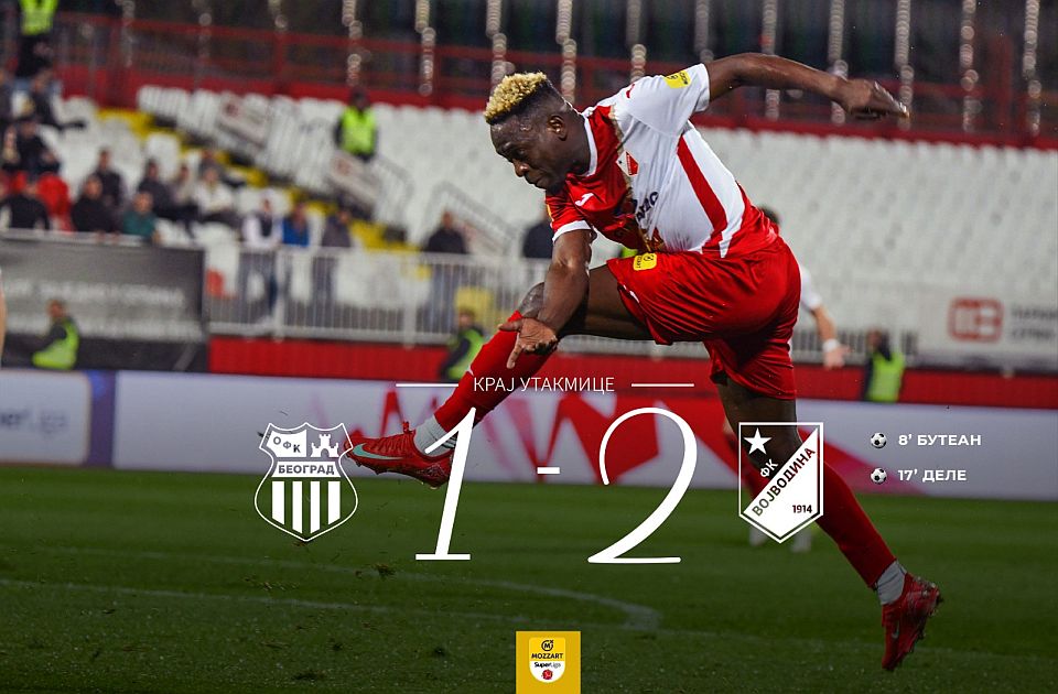 Voša dobila OFK Beograd: 2:1 za treće mesto na tabeli