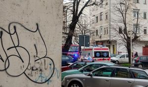 FOTO: Požar u podrumu na Podbari