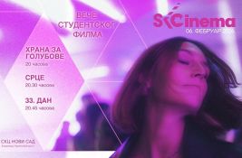 Veče studentskog filma u petak u Studentskom kulturnom centru Novi Sad