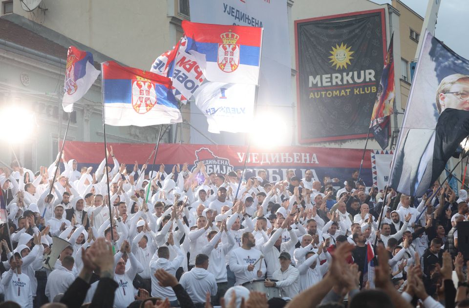 Arhiv javnih skupova objavio procenu koliko je ljudi bilo na Vučićevom završnom skupu u Nišu