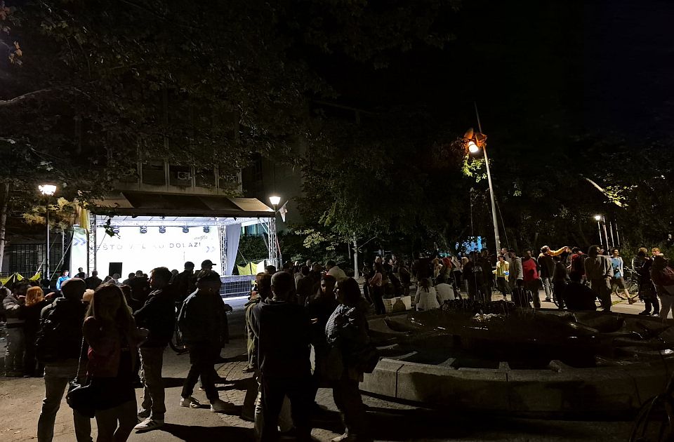 FOTO: Protest podrške studentu Bogdanu Jovičiću u kampusu