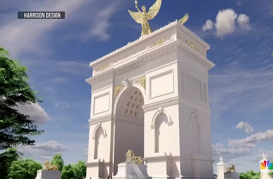 VIDEO: Tramp gradi Trijumfalnu kapiju u Vašingtonu