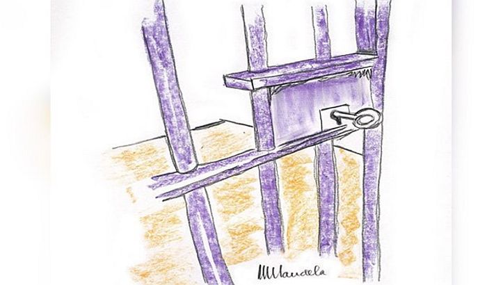 Mandelin crtež vrata zatvorske ćelije prodat za više od 110.000 dolara