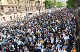 Prvomajski protest u Beogradu: Sindikati i studenti zajedno