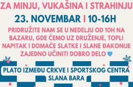 Zimski humanitarni bazar za Minju, Vukašina i Strahinju u nedelju na Slanoj Bari