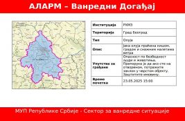 Objavljen alarm za Beograd: Preti jaka oluja, zaštite imovinu