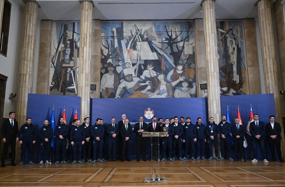 MVP Mandić i Ćuk nisu bili na prijemu kod Vučića, oglasio se Vaterpolo savez