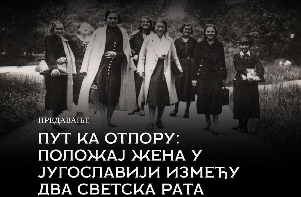Predavanje o položaju žena u Jugoslaviji između dva svetska rata u petak u Muzeju Vojvodine