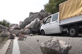 Uklonjen veliki odron: Ponovo prohodan magistralni put Cetinje - Budva