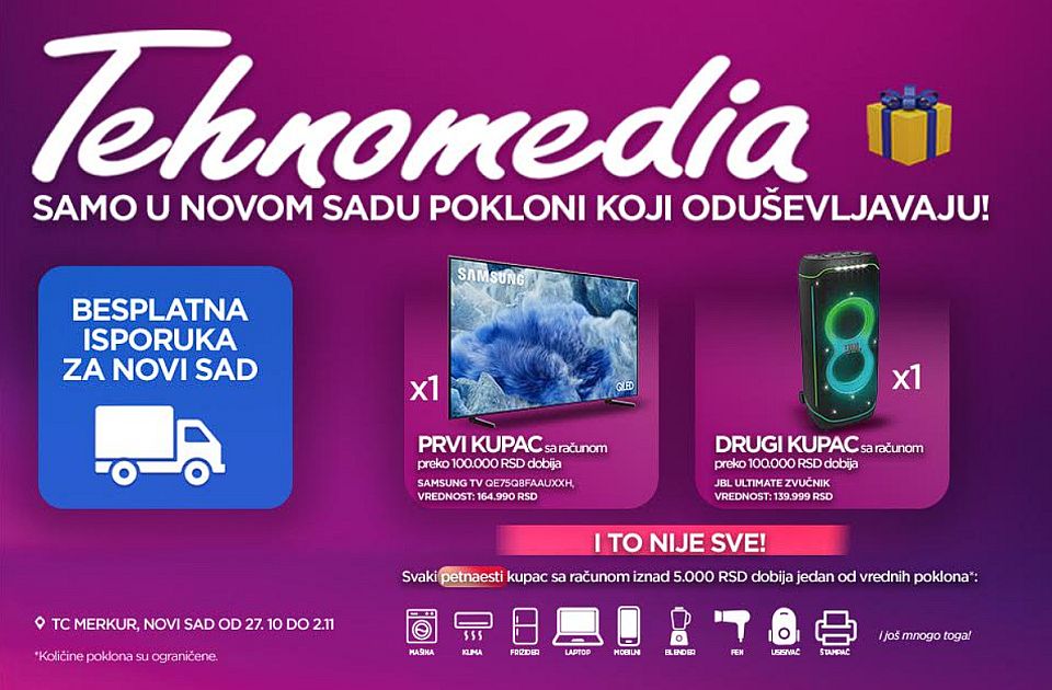 Tehnomedia Novi Sad: Otvaranje nove, proširene prodavnice u Tržnom centru Merkur