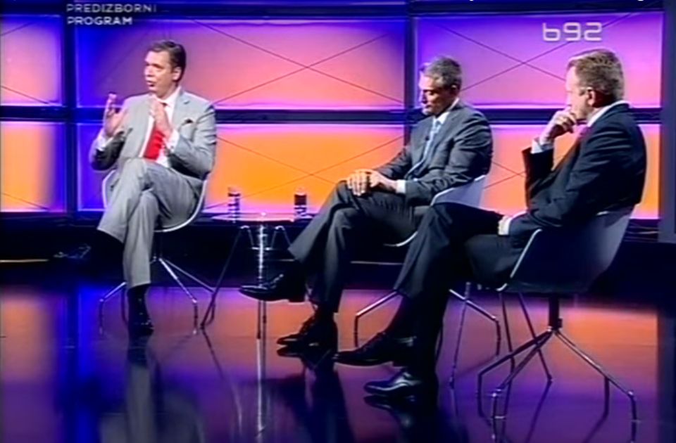 Vučić poslednji put u debati učestvovao pre 13 godina Vučić poslednji put u debati učestvovao pre 13 godina