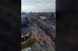 VIDEO: Pogledajte kolika je protestna kolona u Novom Sadu