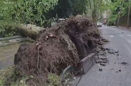 Jako nevreme pogodilo Zagreb, povređene tri osobe