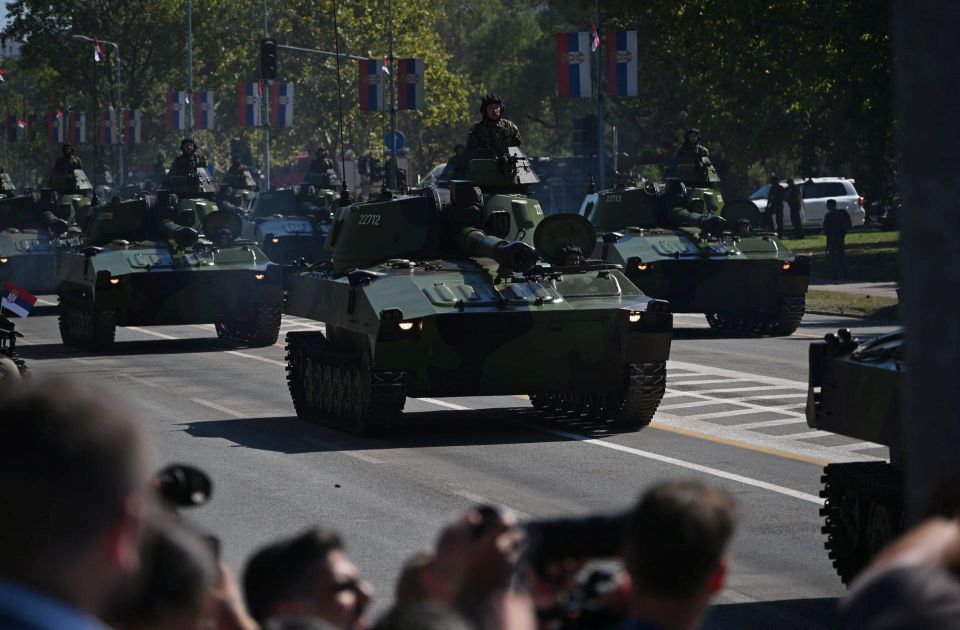 Ministarstvo odbrane: Od sutra sanacija oštećenih ulica od vojne parade