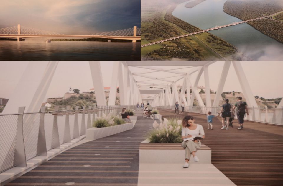 FOTO, VIDEO: Pogledajte kako će izgledati tri mosta koji treba da se grade u Novom Sadu
