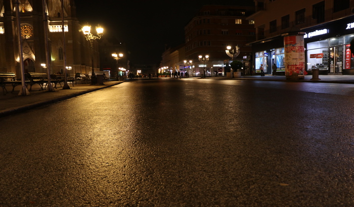 FOTO, VIDEO: Ulice Novog Sada prazne posle 21h