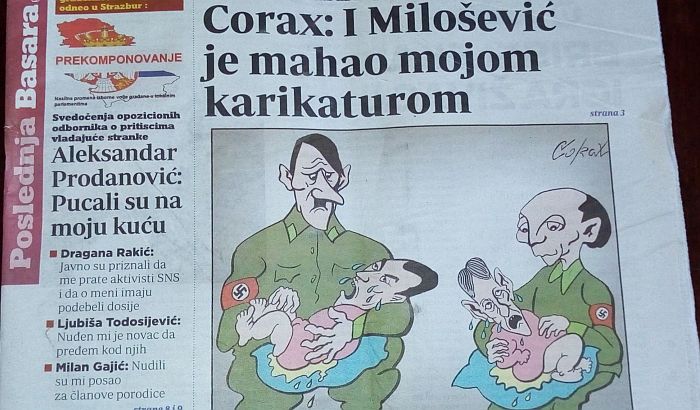 "Danas" na napade odgovorio novom karikaturom