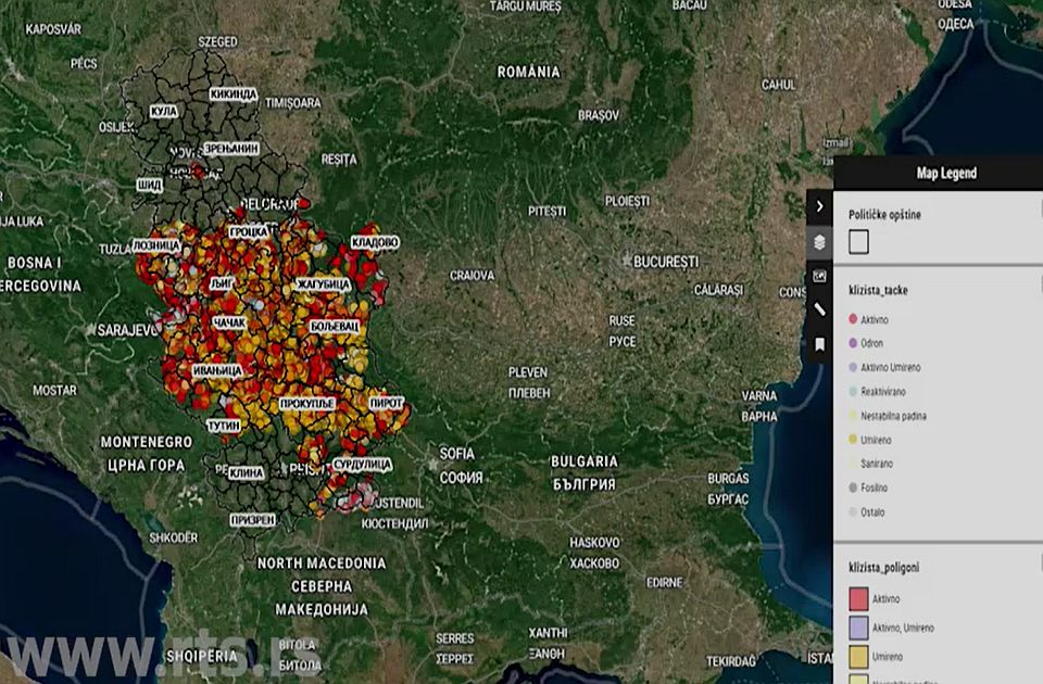 U Srbiji bar 39.000 klizišta, uskoro građanima dostupna mapa sa svim lokacijama