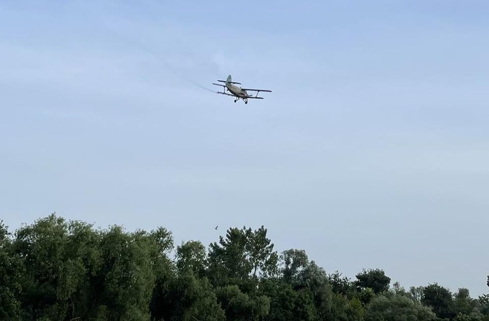 Prskanje komaraca u Novom Sadu i Beočinu između 8. i 22. maja