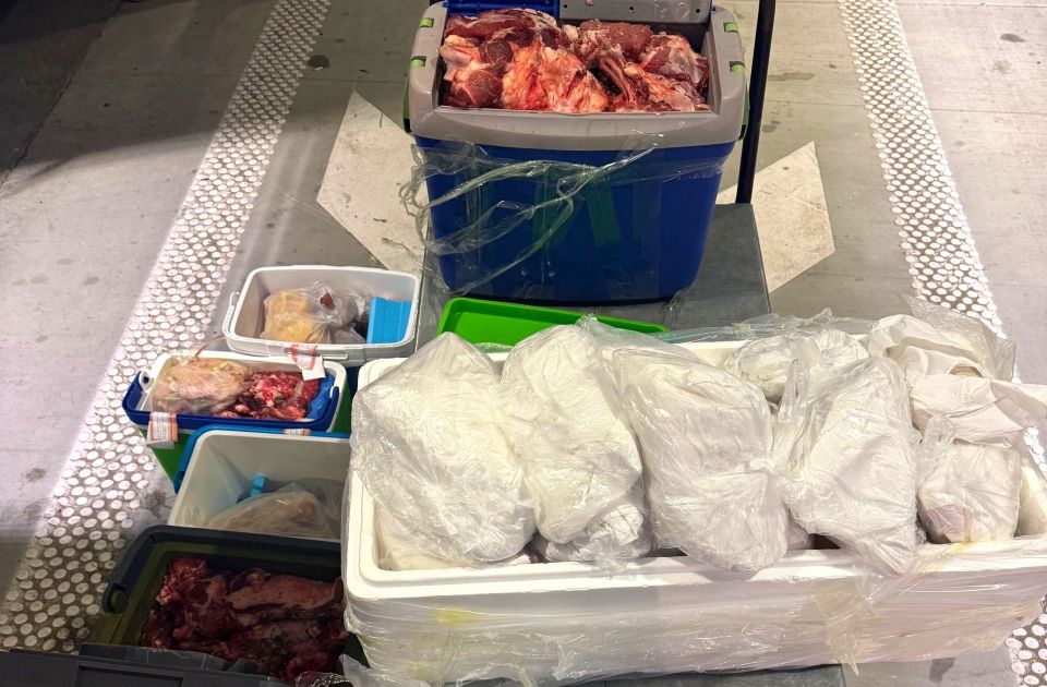 FOTO: Na Horgošu zaplenjeno 140 kg svežeg mesa - njime će biti nahranjene životinje u Zoo vrtu Palić