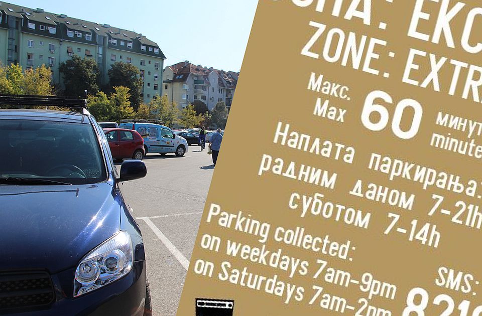 "Ekstra zona" od danas u Novom Sadu, evo u kojim ulicama se parkiranje ograničava na sat vremena