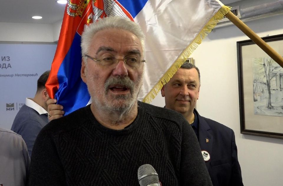 Nestorović: Ni sa kim nećemo u koaliciju, niti ćemo nekog podržati, ako treba - novi izbori