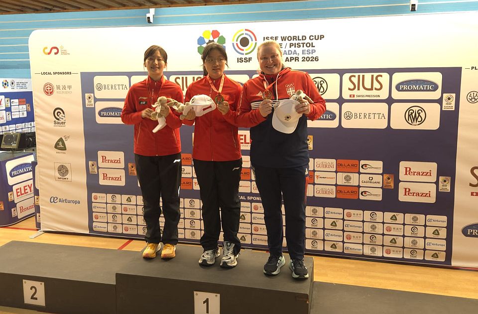 Zorana Arunović osvojila bronzanu medalju na Svetskom kupu