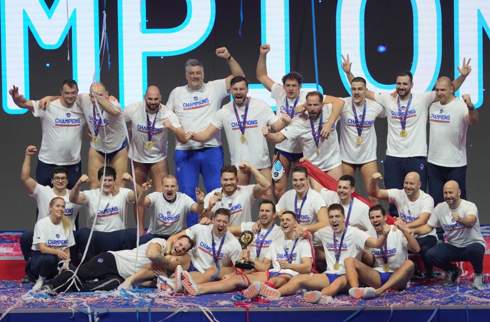 Vaterpolisti Srbije prvaci Evrope