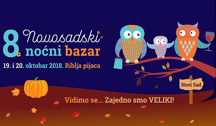 Novosadski noćni bazar i Sajam mladih poljoprivrednika 19. i 20. oktobra na Ribljoj pijaci